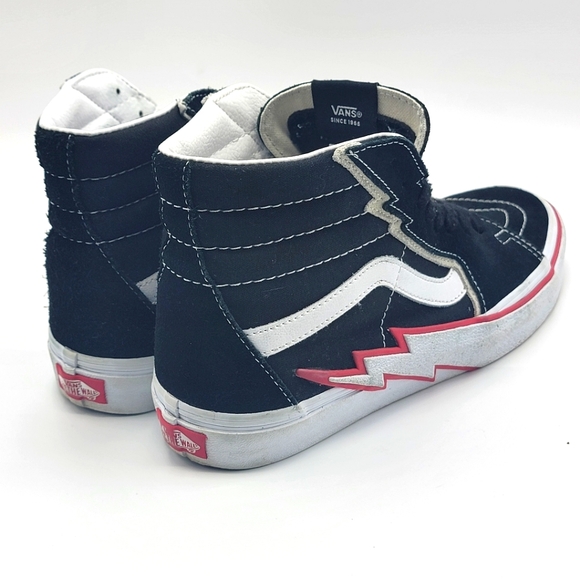 Vans Other - Vans Sk8-Hi Bolt Unisex Shoes Size 9, 10.5 Black/White #1204